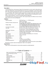 Datasheet M30621MCM-5P4GP manufacturer Mitsubishi